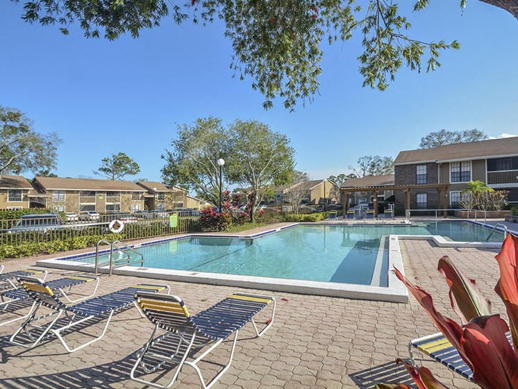 Sundeck Surrounding Outdoor Pool